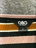 GBG Los Angeles Stripes Multi Color Yellow Bodysuit Size S - photo 3