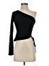 Princess Polly Black Long Sleeve Top Size 4 - photo 1