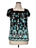 Speechless Teal Short Sleeve Blouse Size XL - photo 1
