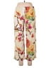 Natori Floral Ivory Casual Pants Size M - photo 1