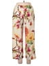 Natori Floral Ivory Casual Pants Size M - photo 2