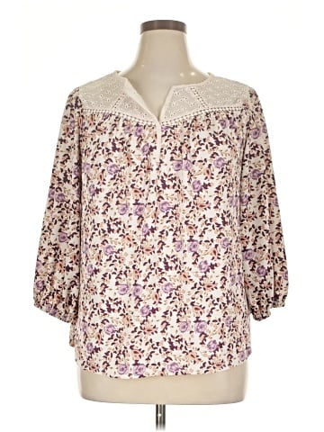 MELLODAY 3/4 Sleeve Blouse (view 1)