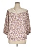 MELLODAY Ivory 3/4 Sleeve Blouse Size 1X - photo 1