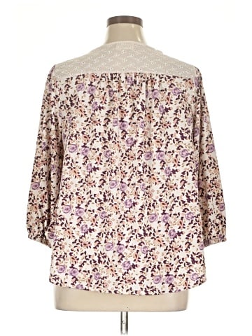 MELLODAY 3/4 Sleeve Blouse (view 2)