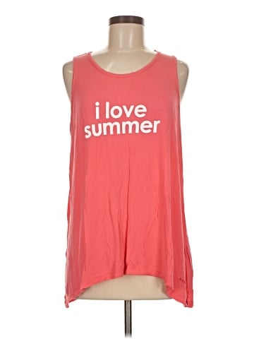 Peace Love World Sleeveless T-Shirt (view 1)