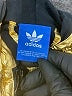 Adidas 100% Nylon Metallic Gold Raincoat Size M - photo 6
