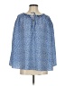 W by Worth Blue 3/4 Sleeve Blouse Size S - photo 1