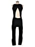 Mono b Solid Black Jumpsuit Size L - photo 2