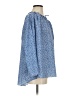 W by Worth Blue 3/4 Sleeve Blouse Size S - photo 4