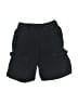 Zara Solid Black Cargo Shorts Size 5 - photo 1
