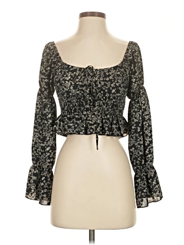 Papaya Long Sleeve Blouse (view 1)