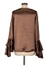 Cupio 100% Polyester Brown Long Sleeve Blouse Size L - photo 2