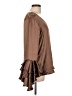 Cupio 100% Polyester Brown Long Sleeve Blouse Size L - photo 4