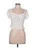 Kirious Ivory Short Sleeve Blouse Size L - photo 1