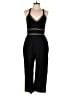 Express Chevron-herringbone Black Jumpsuit Size 10 - photo 1
