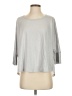 Assorted Brands Silver 3/4 Sleeve Top Size S - photo 1