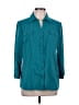 Clichy Teal 3/4 Sleeve Blouse Size L - photo 1