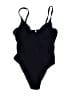 Cupshe Solid Black One Piece Swimsuit Size M - photo 1