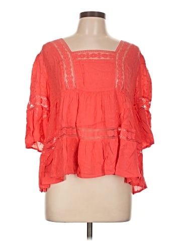 Basil heart Lola 3/4 Sleeve Blouse (view 1)