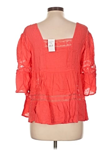 Basil heart Lola 3/4 Sleeve Blouse (view 2)