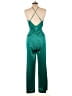 Reiss Color Block Green Teal Jumpsuit Size 10 - photo 2