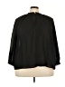 Belldini 100% Polyester Black 3/4 Sleeve Blouse Size 3X - photo 1
