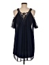 Soprano 100% Polyester Blue Cocktail Dress Size M - photo 2