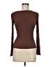 Shein Brown Long Sleeve Top Size M - photo 1