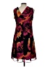 Evan Picone 100% Polyester Print Black Casual Dress Size 10 - photo 2
