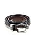 Brighton Brown Black Leather Belt Size 34 waist - photo 1
