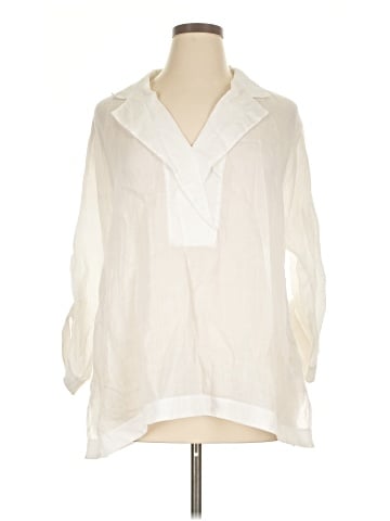 Lafayette 148 New York 3/4 Sleeve Blouse (view 1)