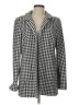 Nina Mclemore Checkered-gingham Ivory Blazer Size 12 - photo 1