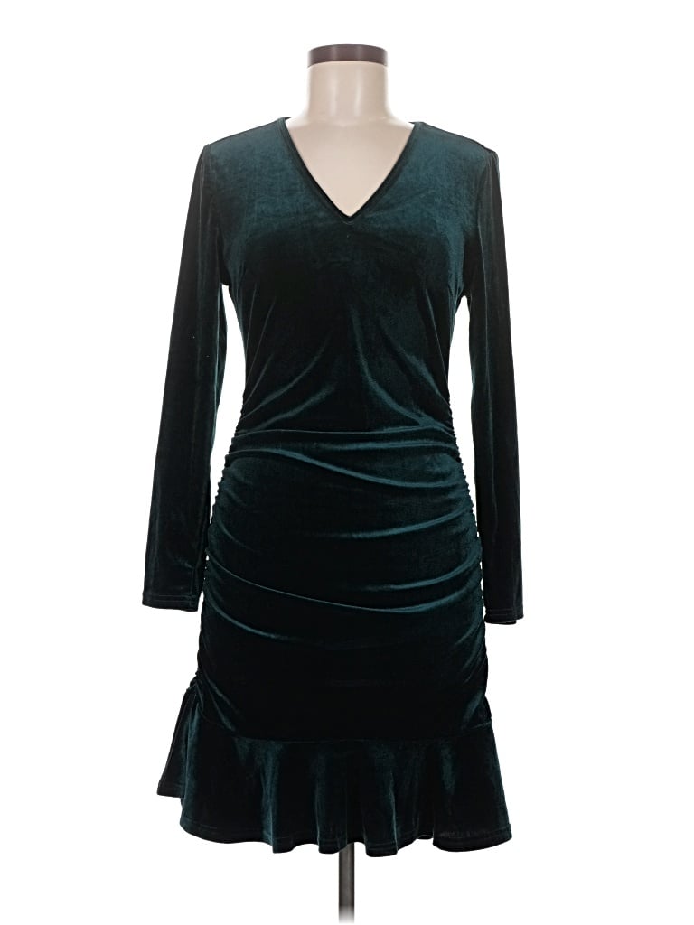 Pre-owned Assorted Brands Cocktail Dress In Teal