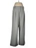 Halston Solid Gray Dress Pants Size 12 - photo 1