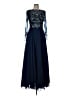 Xscape 100% Polyester Blue Cocktail Dress Size 6 - photo 1