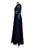 Xscape 100% Polyester Blue Cocktail Dress Size 6 - photo 5