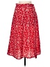 Shein Floral Red Casual Skirt Size 6 - photo 1