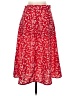 Shein Floral Red Casual Skirt Size 6 - photo 2