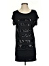 Express 100% Rayon Black Short Sleeve Top Size XS - photo 1