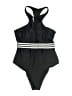 Unbranded Stripes Black One Piece Swimsuit Size M - photo 1