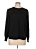 NANETTE Nanette Lepore 100% Polyester Black Long Sleeve Blouse Size L - photo 1