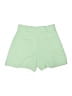 Zara Solid Green Shorts Size XS - photo 2