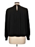 NANETTE Nanette Lepore 100% Polyester Black Long Sleeve Blouse Size L - photo 2