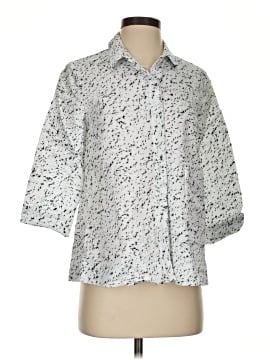 Cos 3/4 Sleeve Button-Down Shirt (view 1)