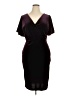 Chaps Burgundy Cocktail Dress Size 14 - photo 1