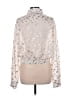 Assorted Brands Metallic Silver Long Sleeve Blouse Size EU 44 / US 14 - photo 2