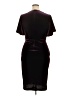 Chaps Burgundy Cocktail Dress Size 14 - photo 2