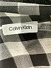 Calvin Klein 100% Polyester Checkered-gingham Gray Long Sleeve Blouse Size M - photo 7