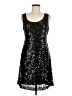 Argenti 100% Polyester Stars Black Cocktail Dress Size 8 - photo 1