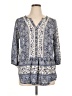 Jolt Blue 3/4 Sleeve Blouse Size XL - photo 1
